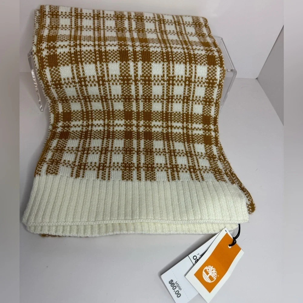 Timberland NWT Buffalo Plaid Scarf Unisex